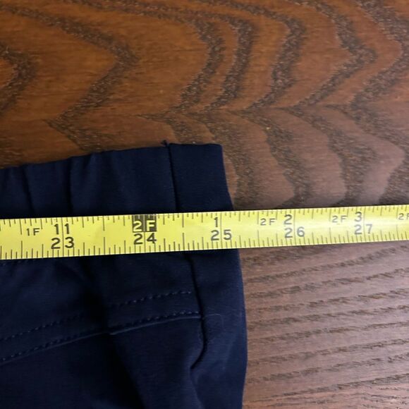 NWOT Isaac Mizrahi Live! Regular Stretch High Waist Pant Navy Plus Size 30WP - Picture 8 of 11